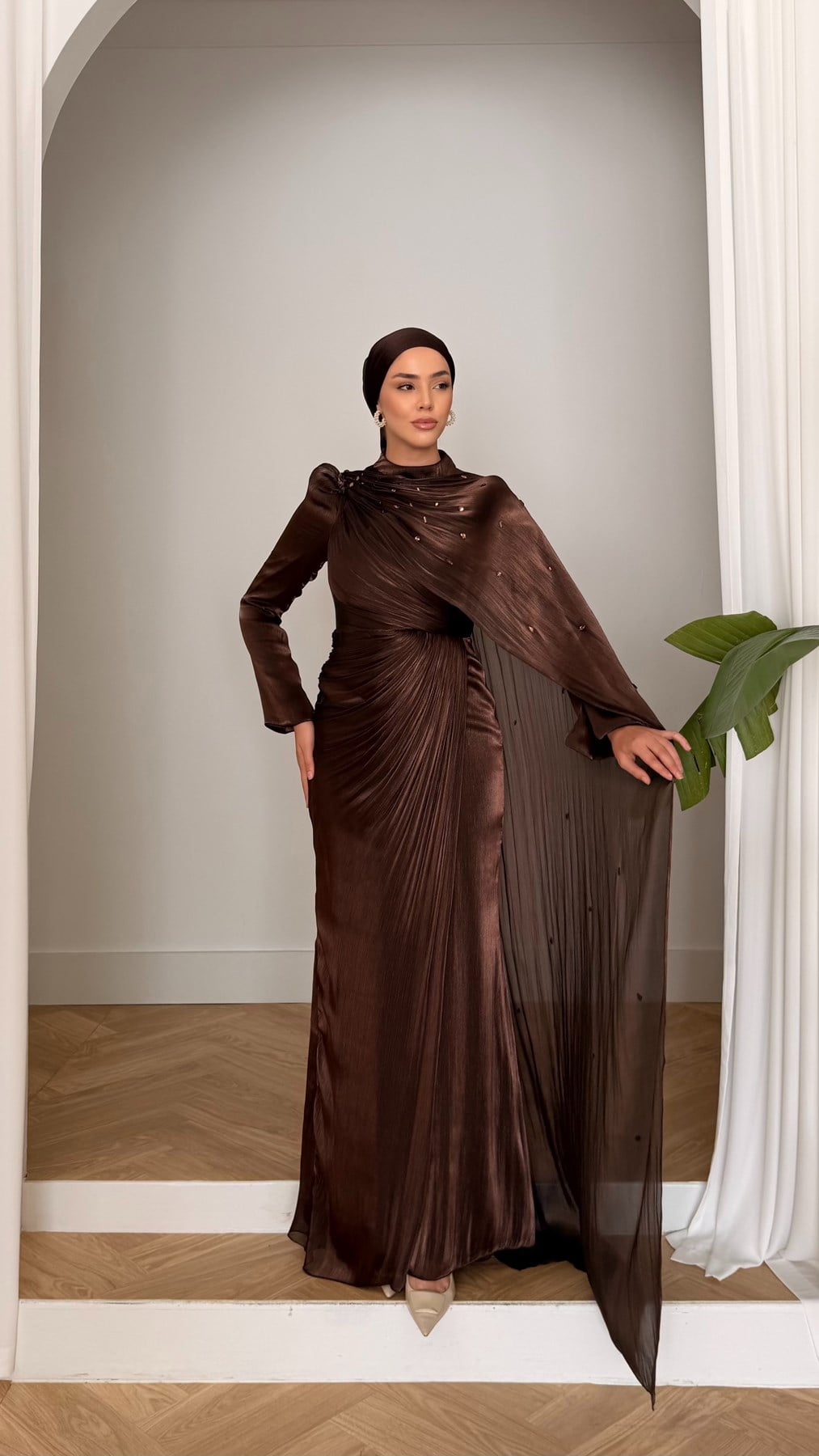 5252 H Kübra Abiye-Kahve Rengi