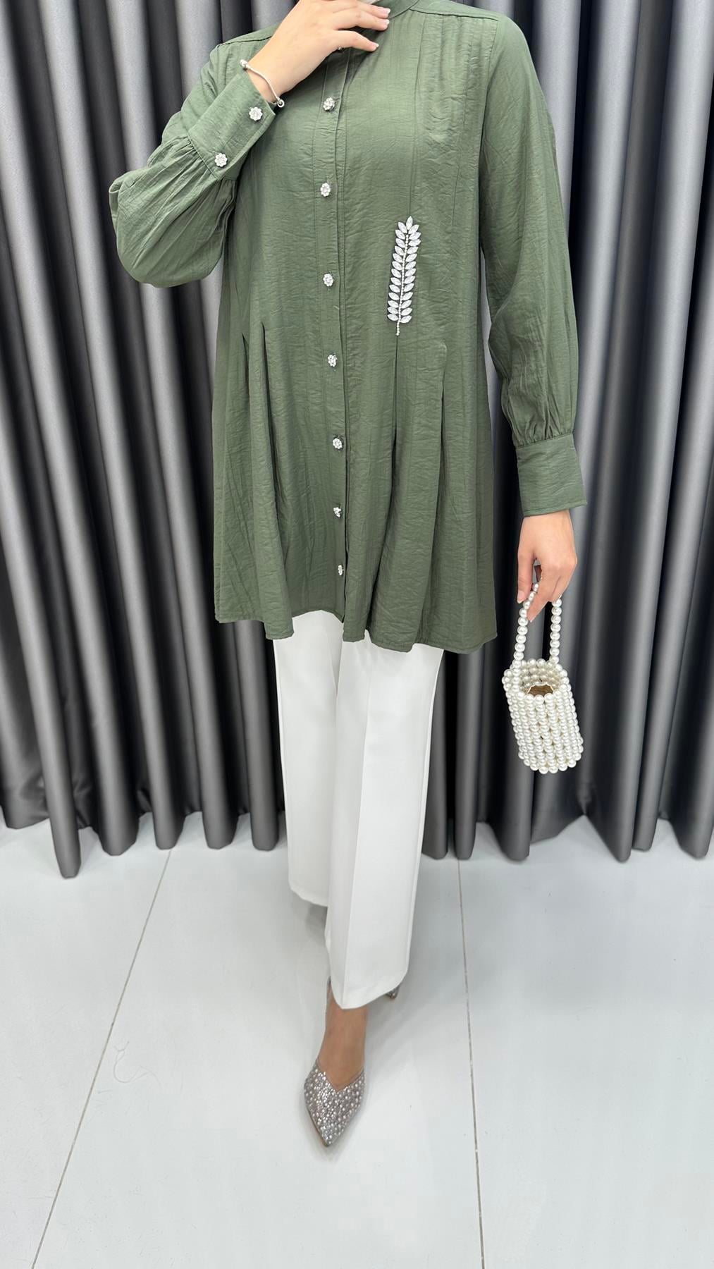 5599 B Bayan Tunik-Haki