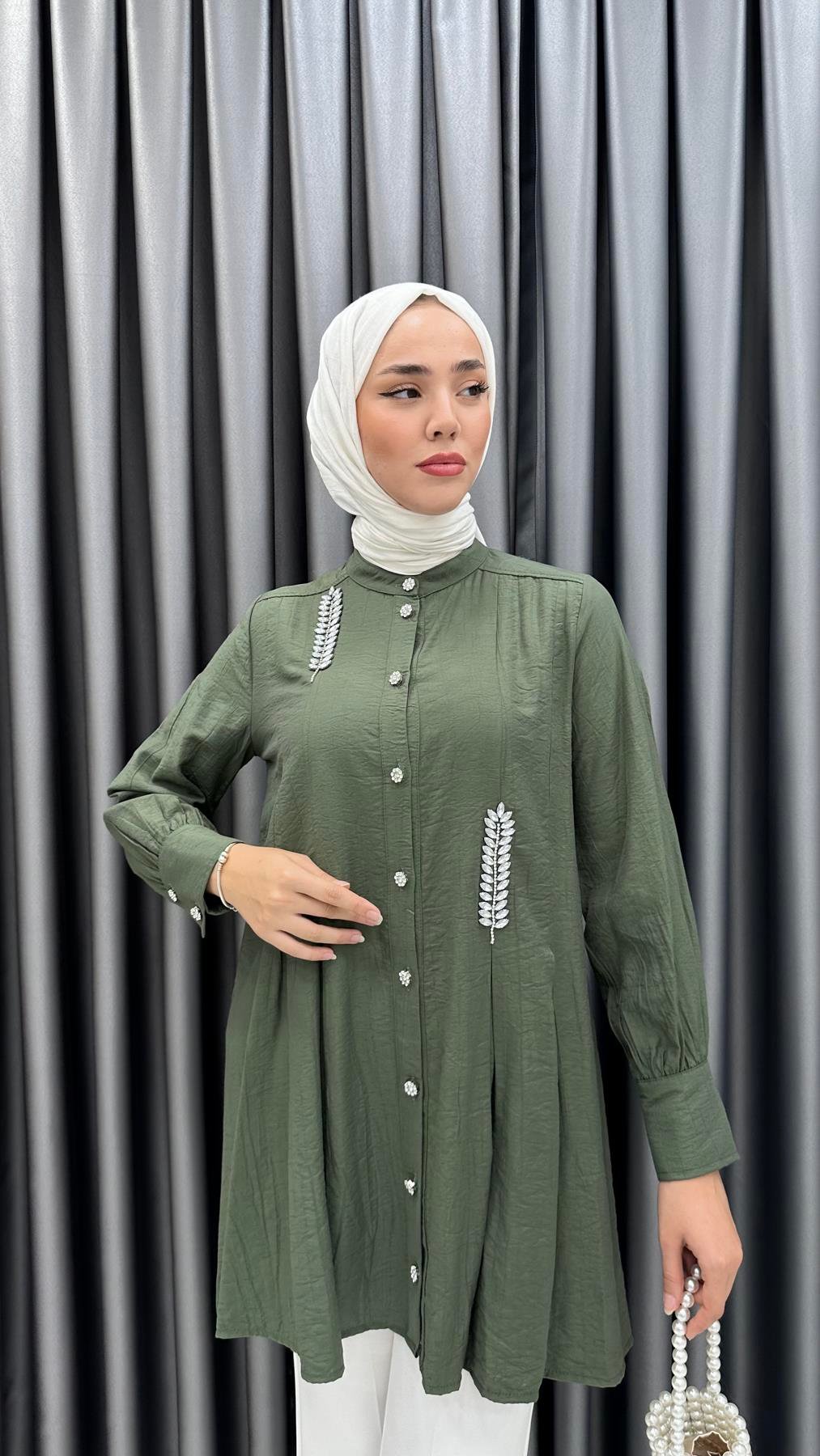 5599 B Bayan Tunik-Haki