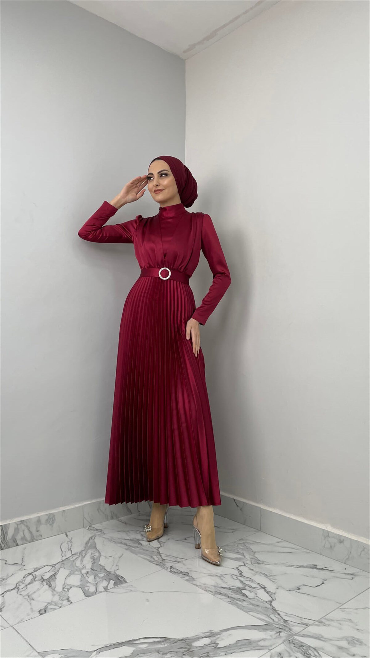 61019 R Abiye Elbise