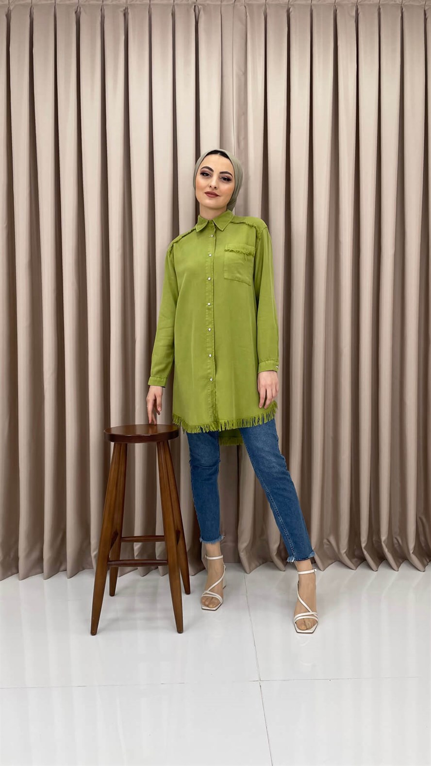 6764 M Tencel Tunik
