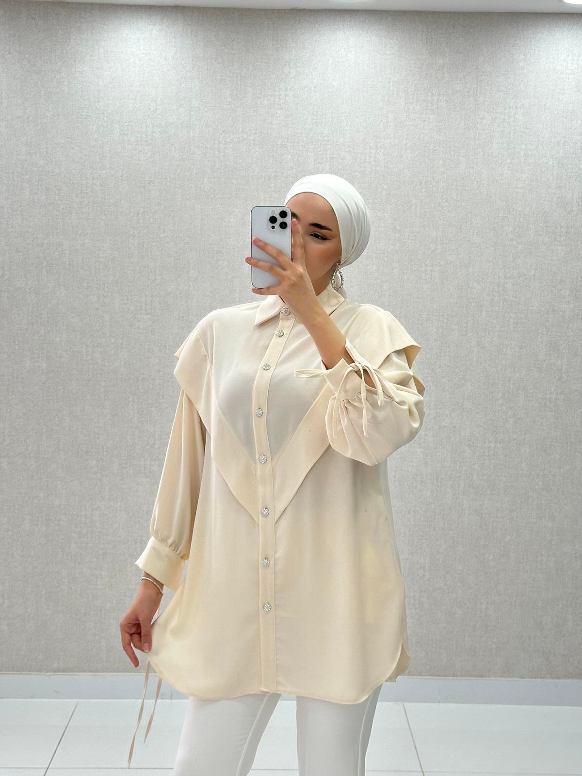 7100 L Bayan Tunik-Taş