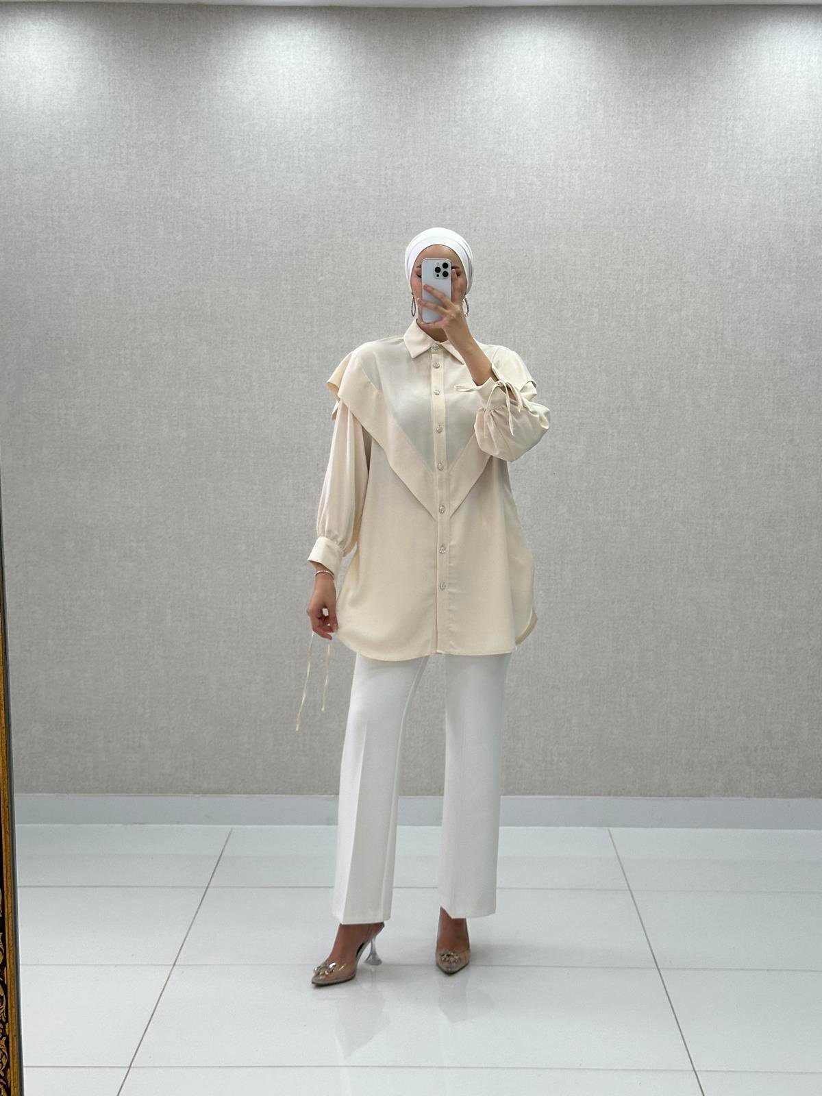 7100 L Bayan Tunik-Taş