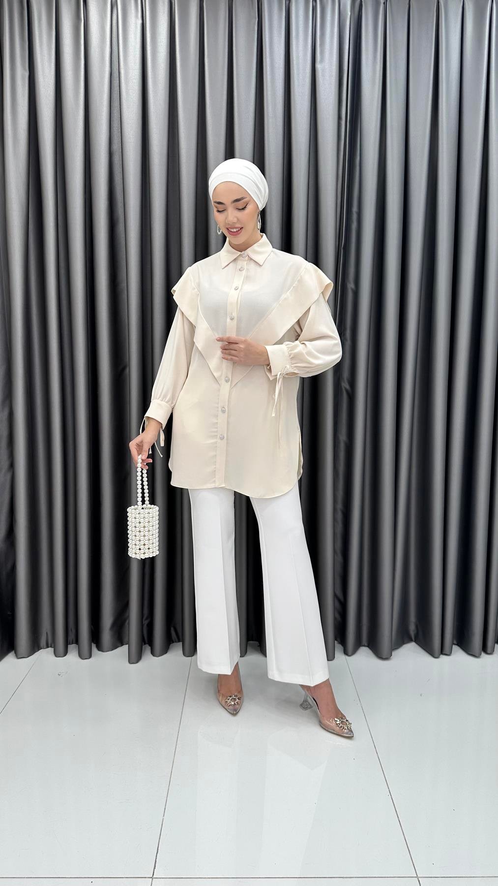 7100 L Bayan Tunik-Taş