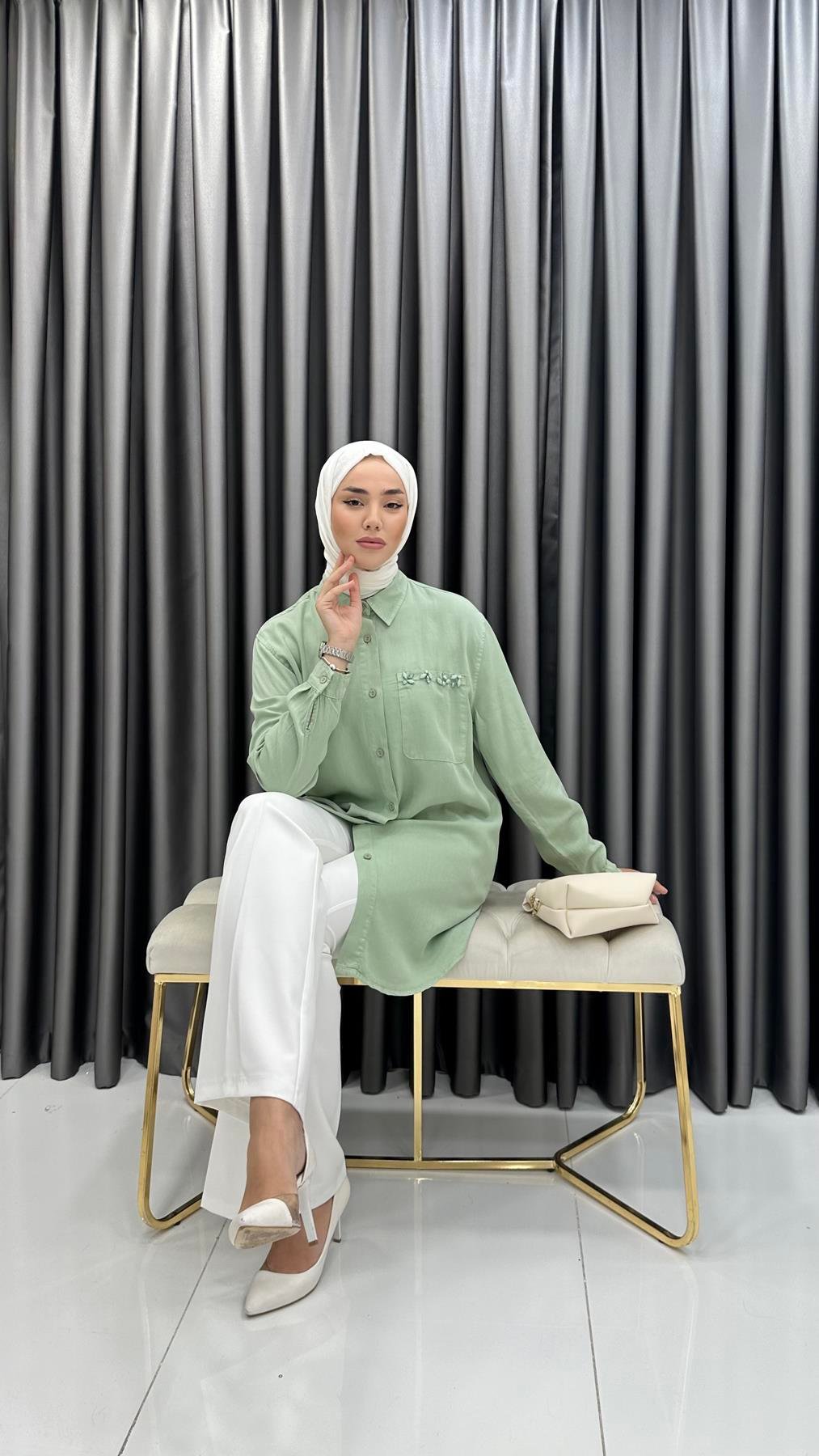 7108 M Bayan Tunik-Mint