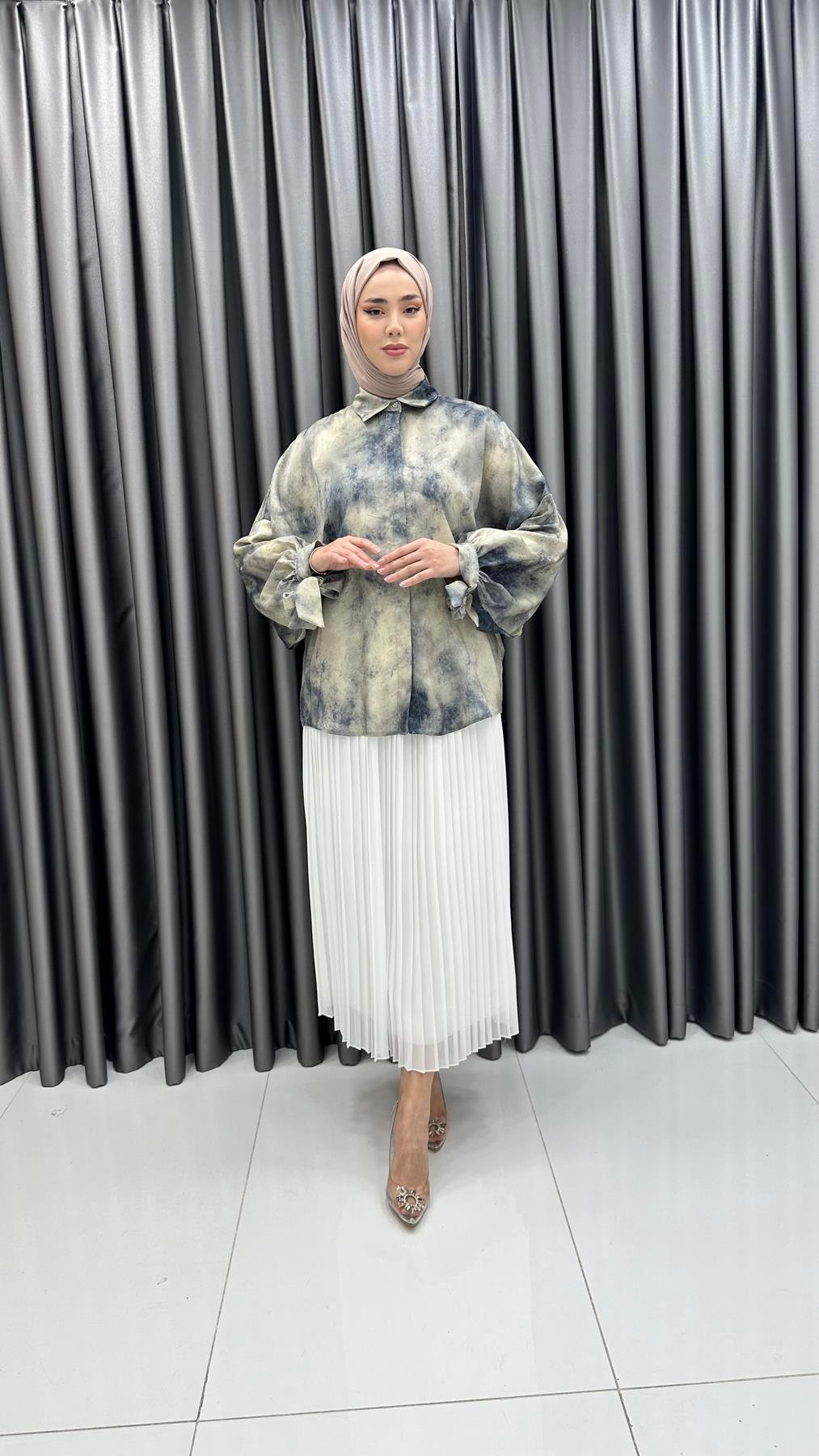 8262 H Bayan Tunik-Gri