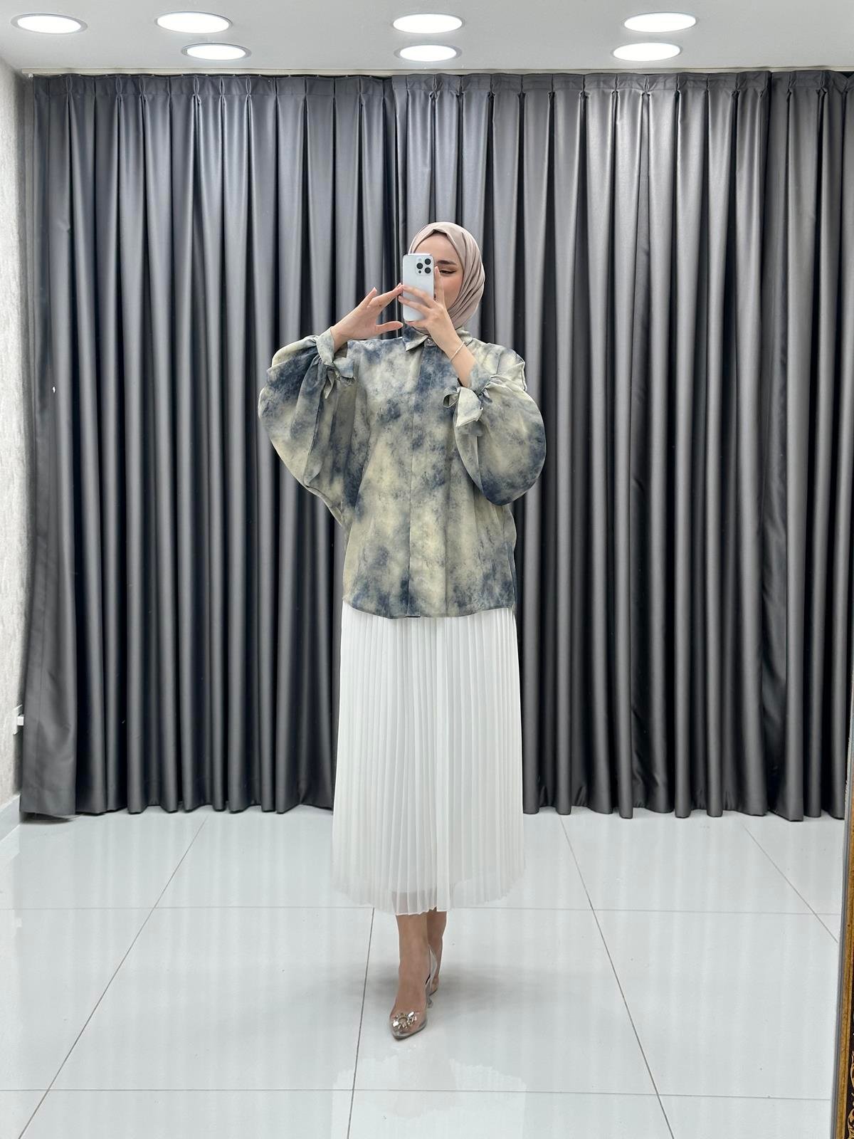 8262 H Bayan Tunik-Gri