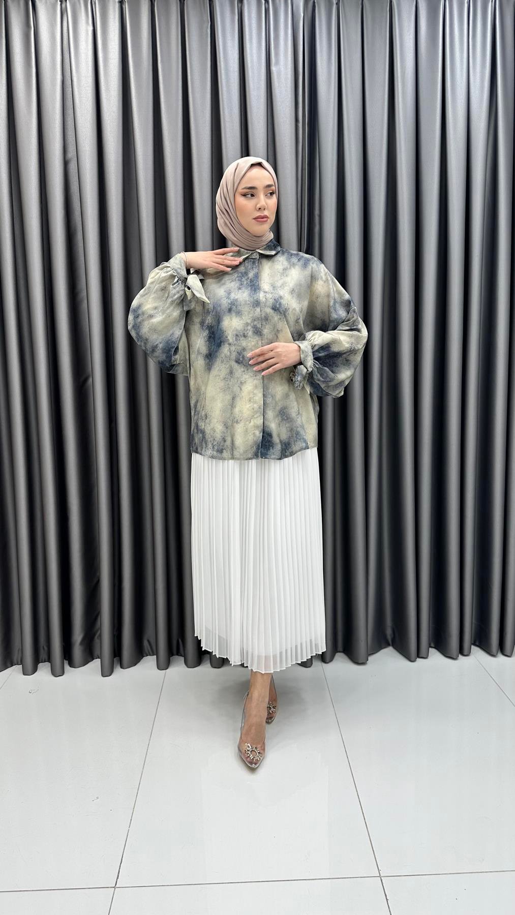 8262 H Bayan Tunik-Gri