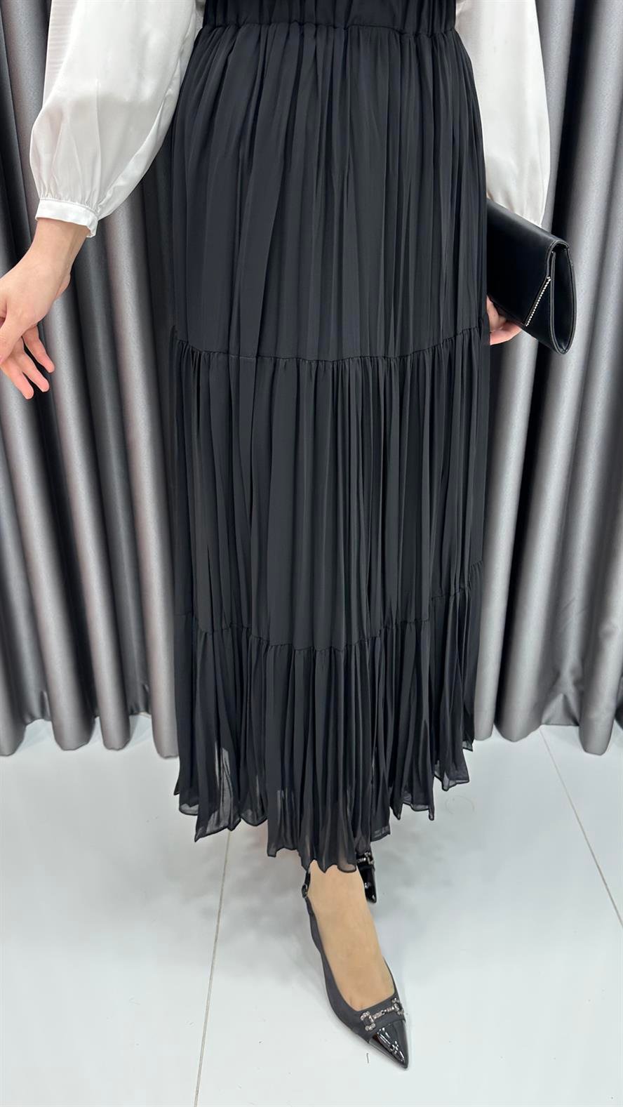 9092 Y Bayan Etek-Siyah