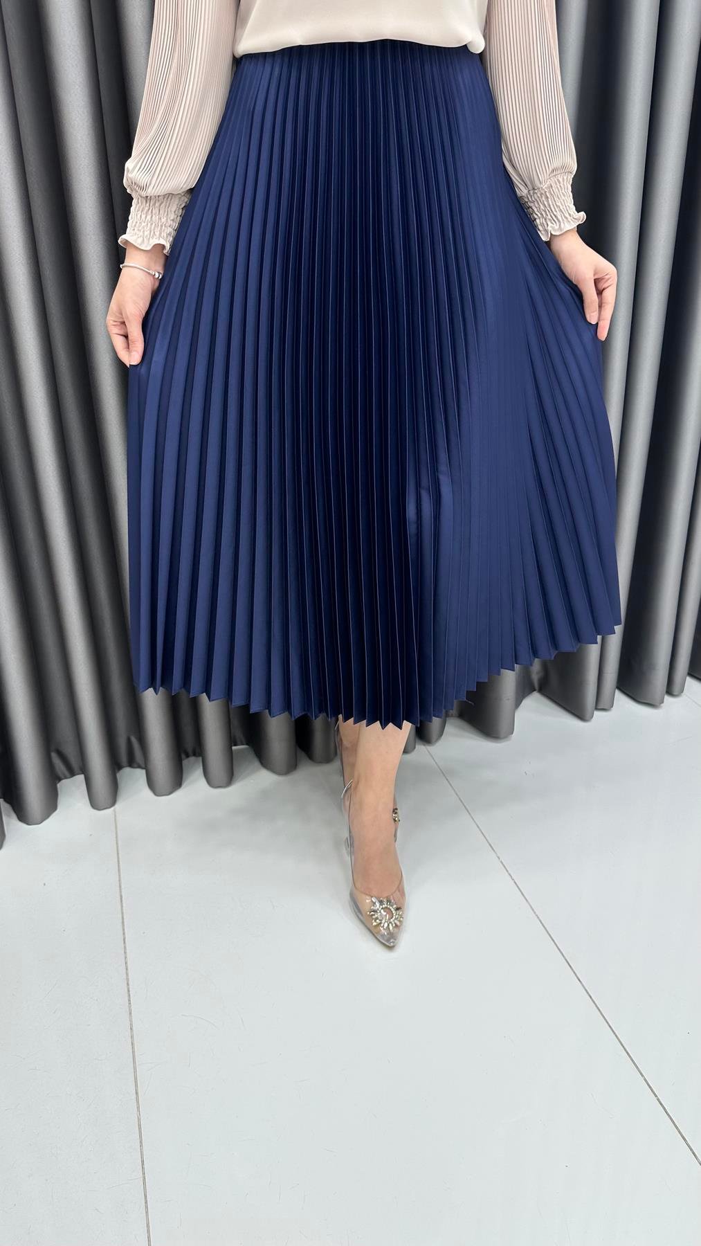 9787 Y Bayan Etek-Lacivert