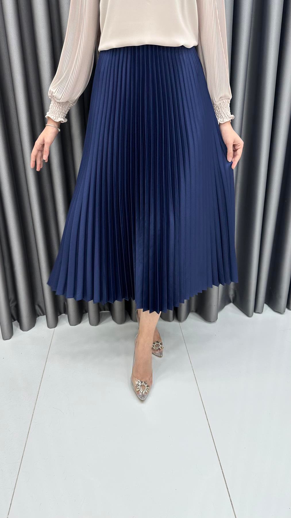 9787 Y Bayan Etek-Lacivert