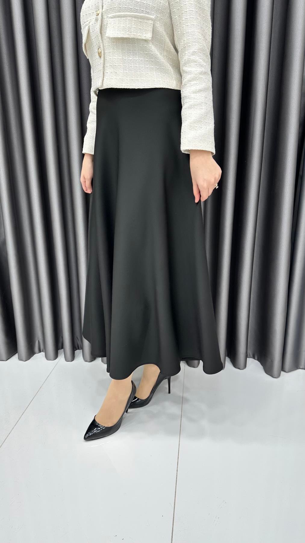 9799 Y Bayan Etek-Siyah