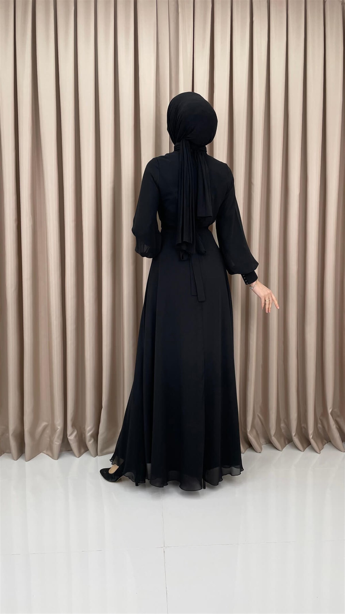 G 470 Halka Desen Elbise