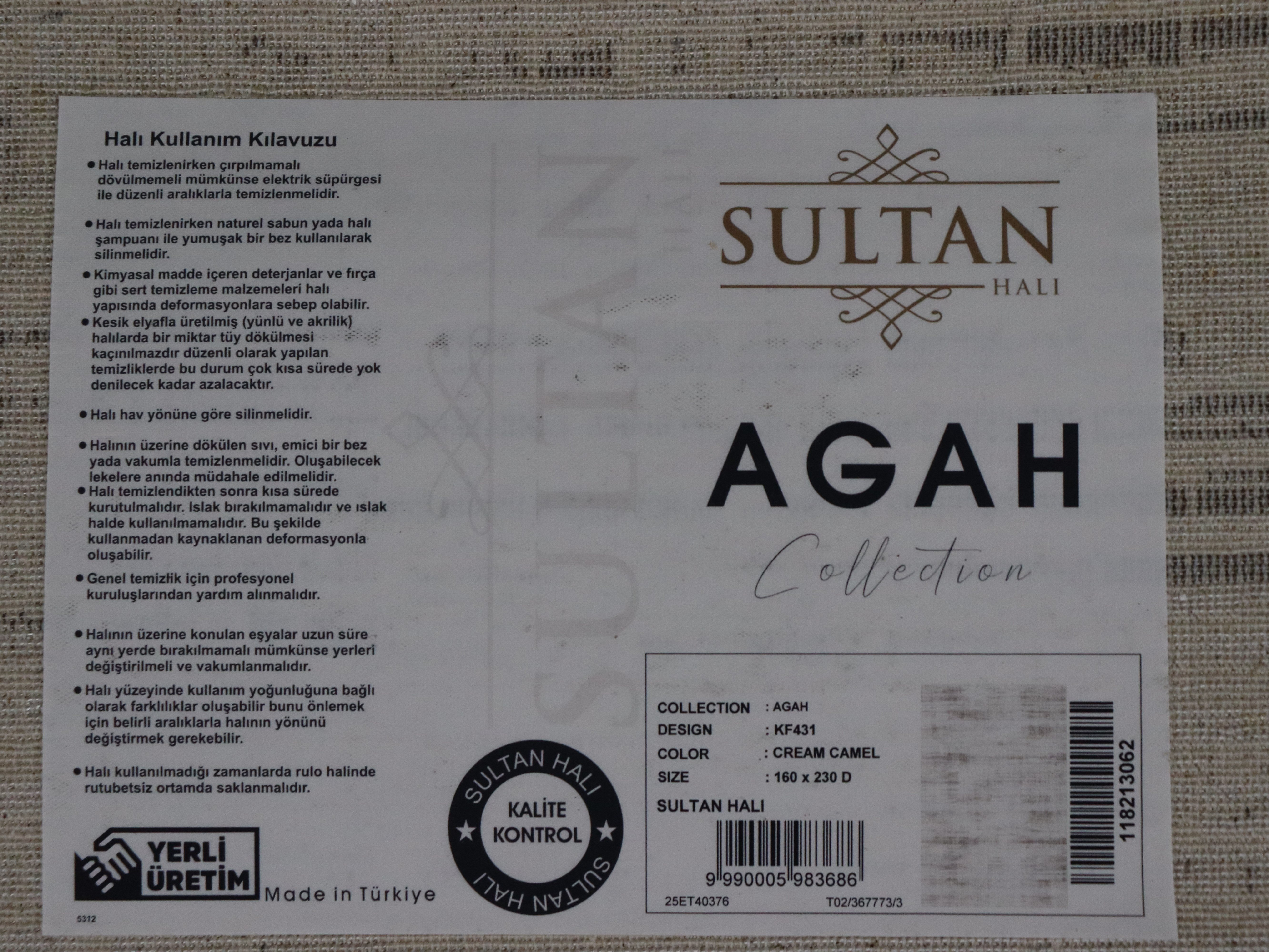 AGAH KF431 CREAM CAMEL