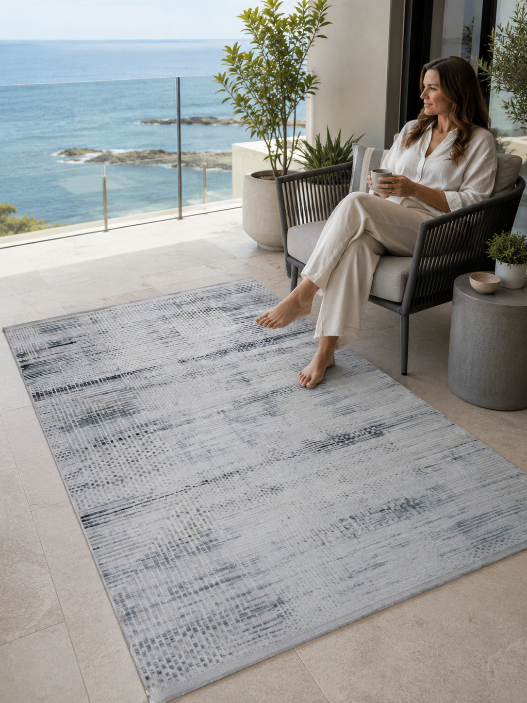 AGAH KF431 GRİ MAVİ