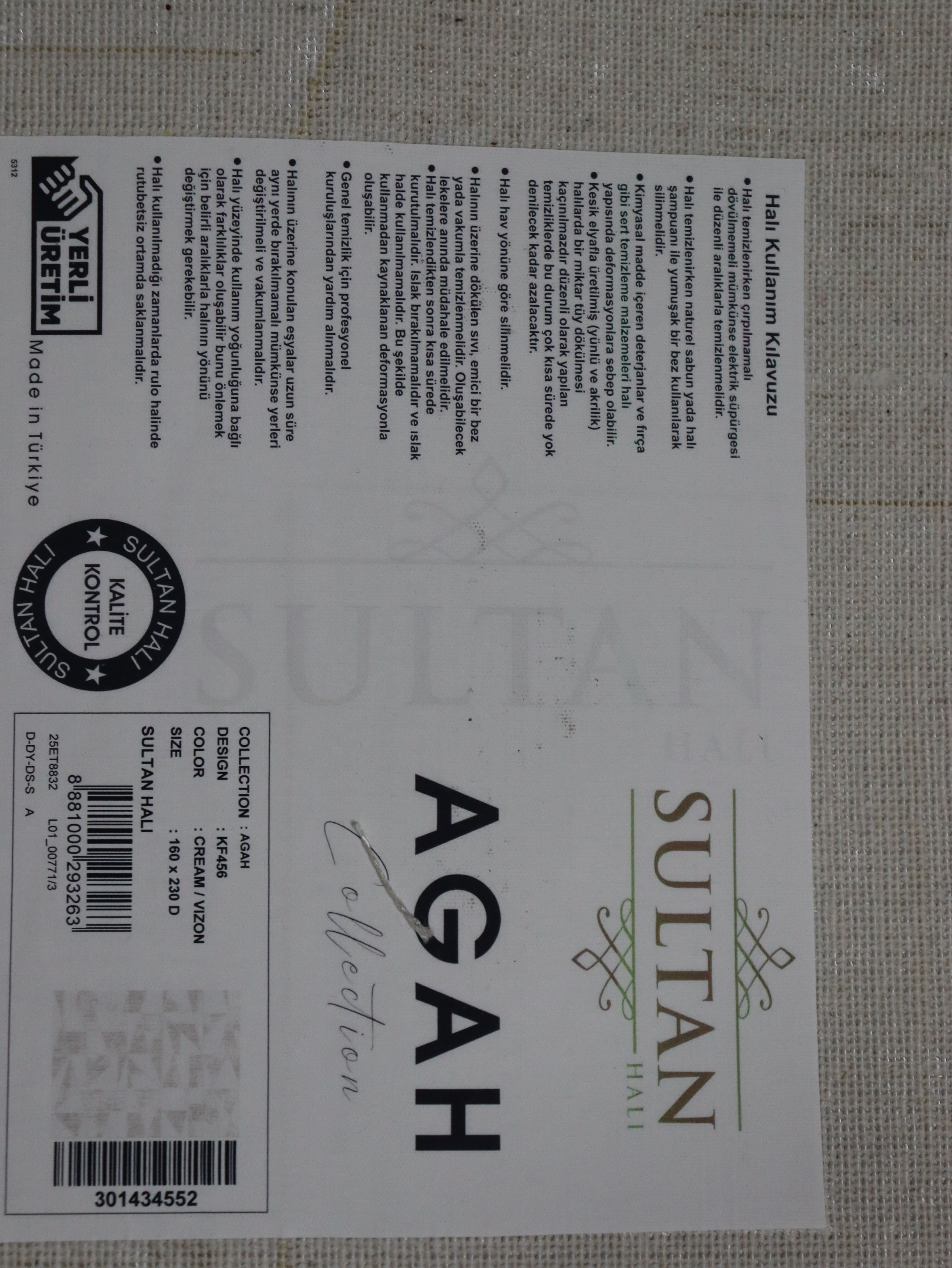 AGAH KF456 GRİ ÜÇGEN DESEN