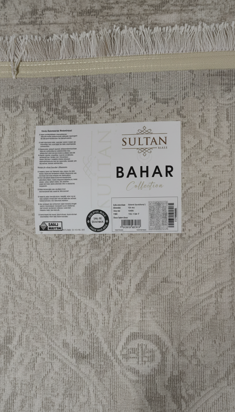 BAHAR Serisi Gri Yumuşak Geçişli Modern Desenli Halı | BT373