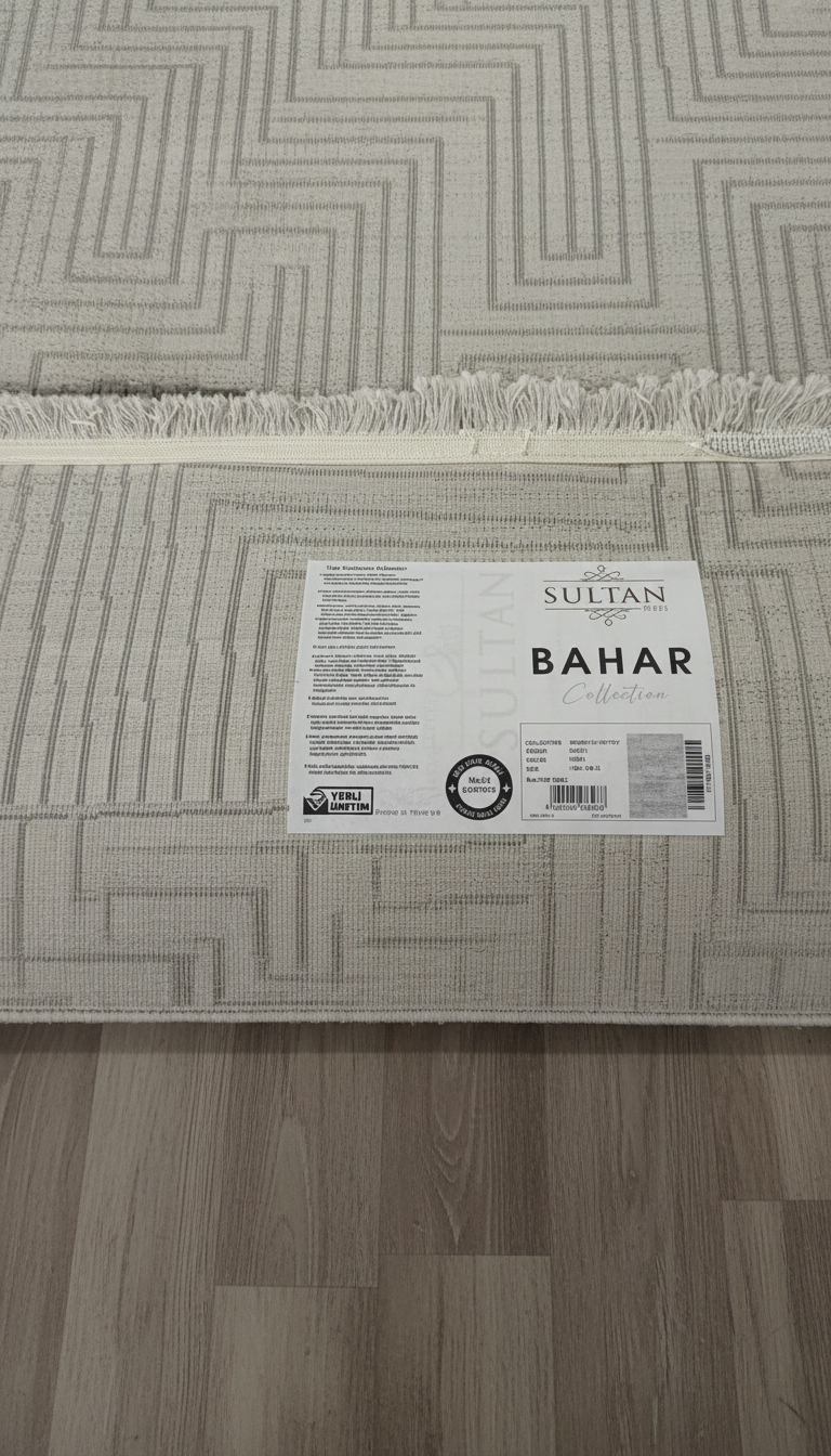 BAHAR Serisi Gri Yumuşak Geçişli Modern Desenli Halı | BT371