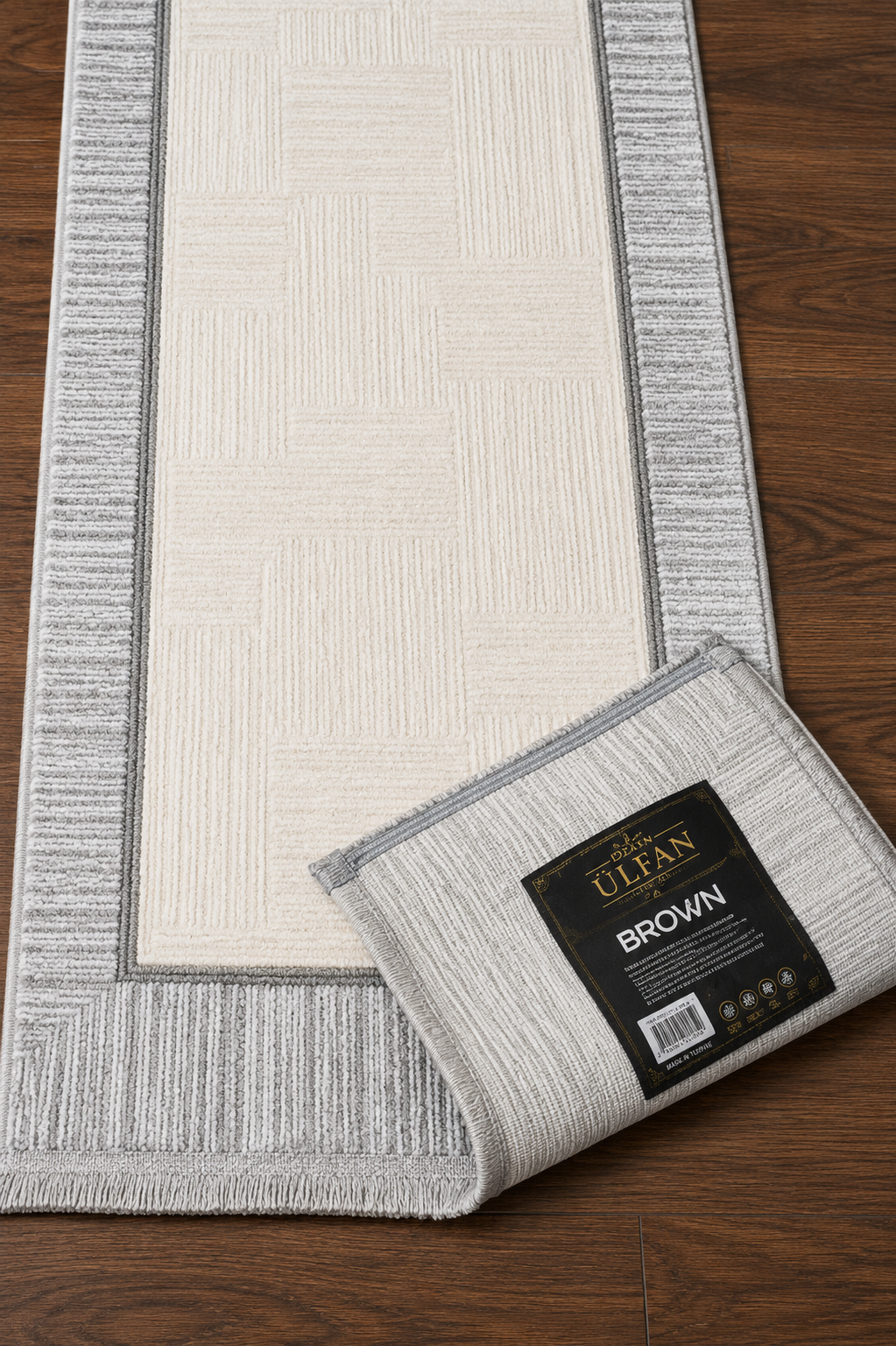 Crown 4012 GRİ Seri  Makine Dokuma Taban Modern Salon Halısı | Sultan Halı