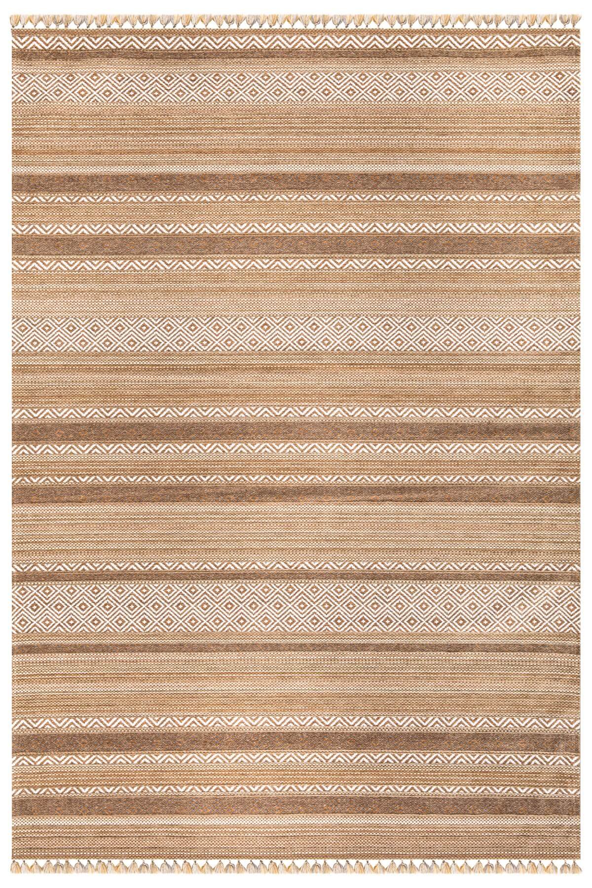 Ekru Kaymaz Tabanlı Kilim