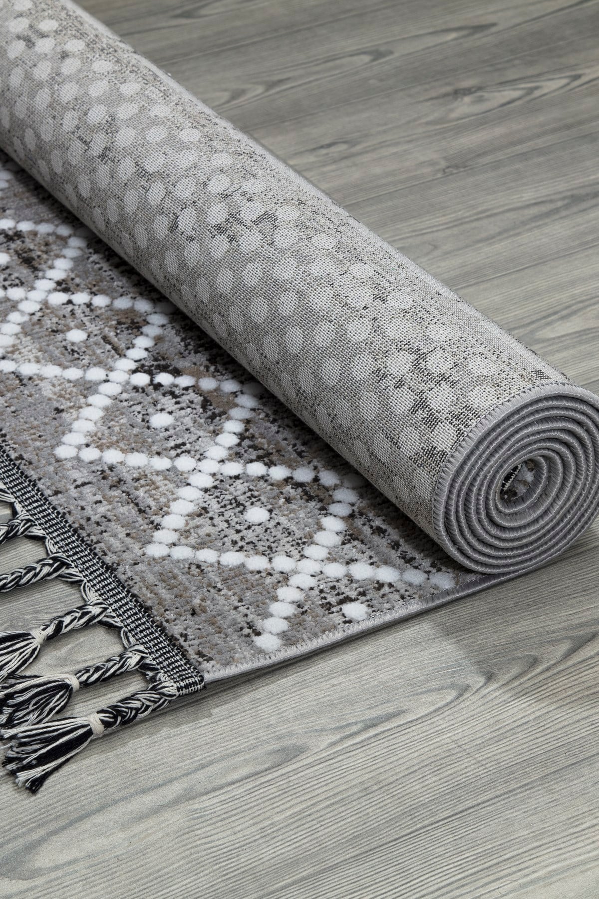 İskandinav Tarzı Bohem Dokuma Taban Halı 524