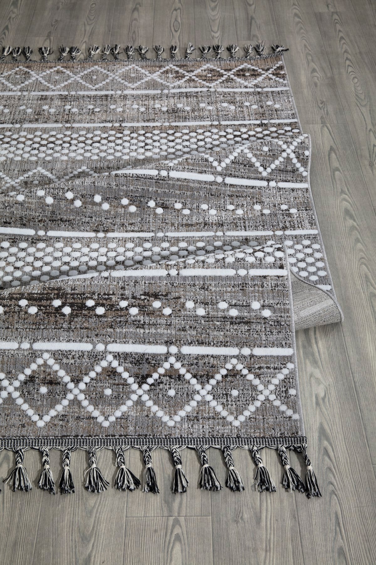 İskandinav Tarzı Bohem Dokuma Taban Halı 524