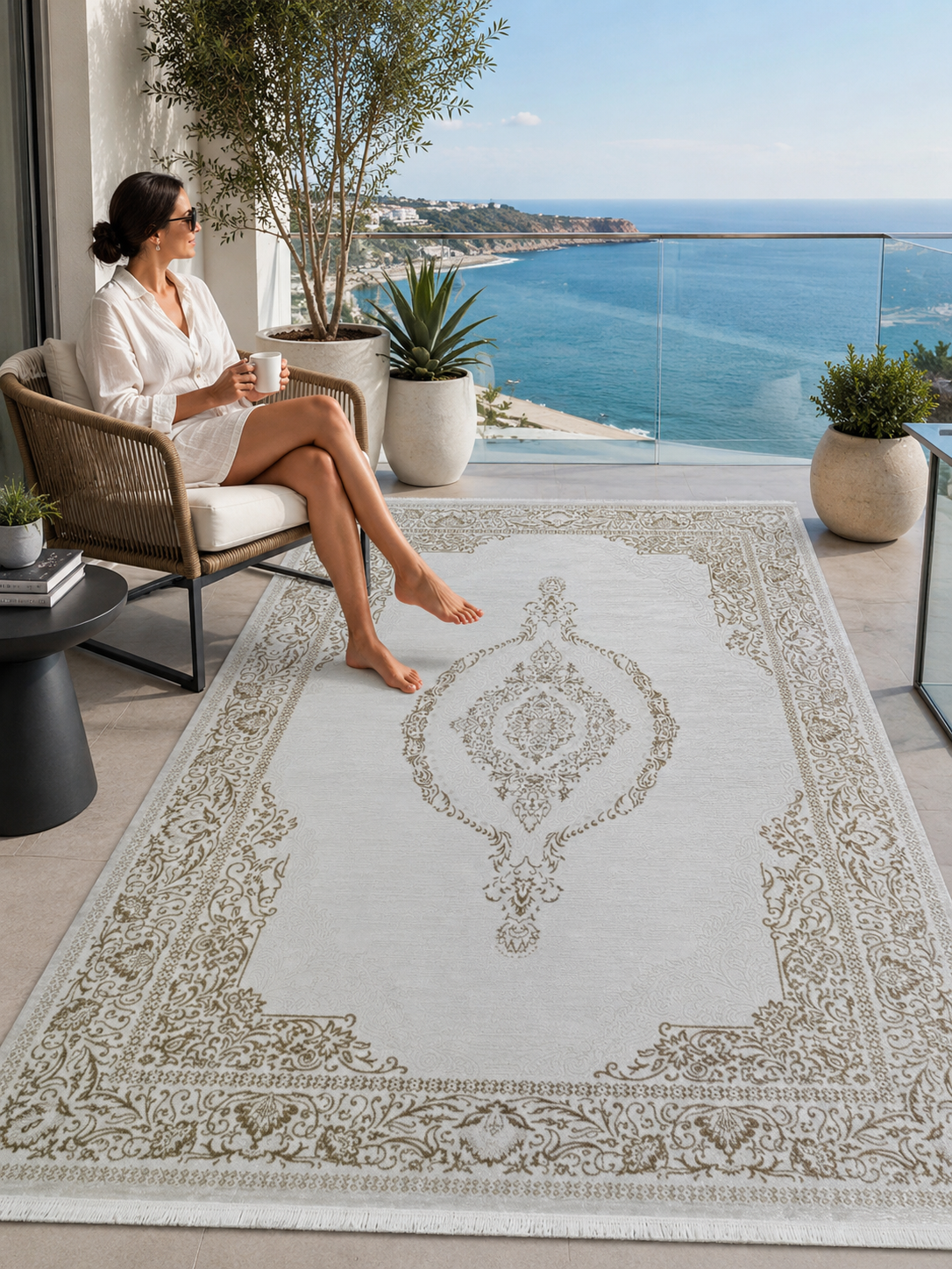 OLYMPİA SF260 CREAM VİZON (BORDÜR GÖBEKLİ)