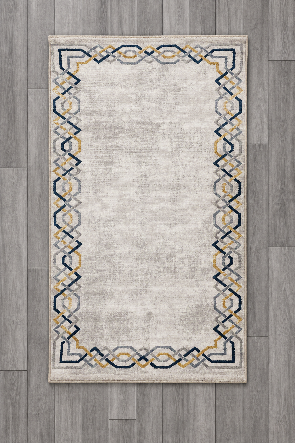 Sultan Asel Zincir Desen Modern Akrilik Makine Dokuma Salon Halısı - 11575