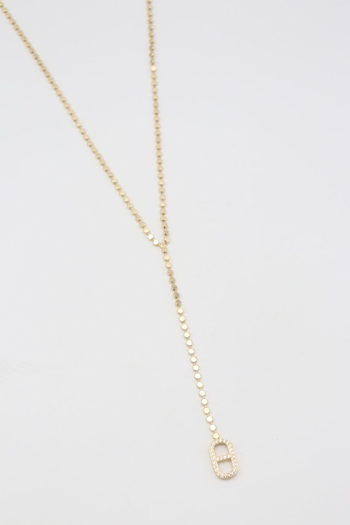 Vıp Kolye 14 K-12654 (45+5cm)