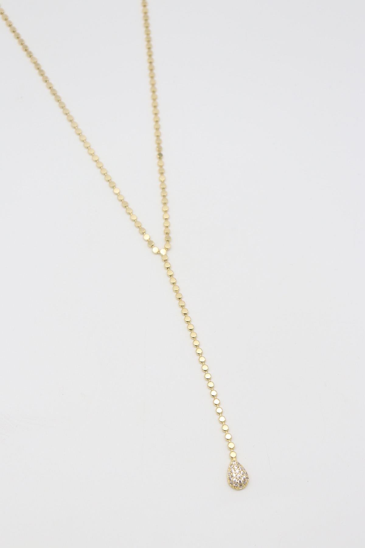 Vıp Kolye 14 K-12655 (45+5cm)