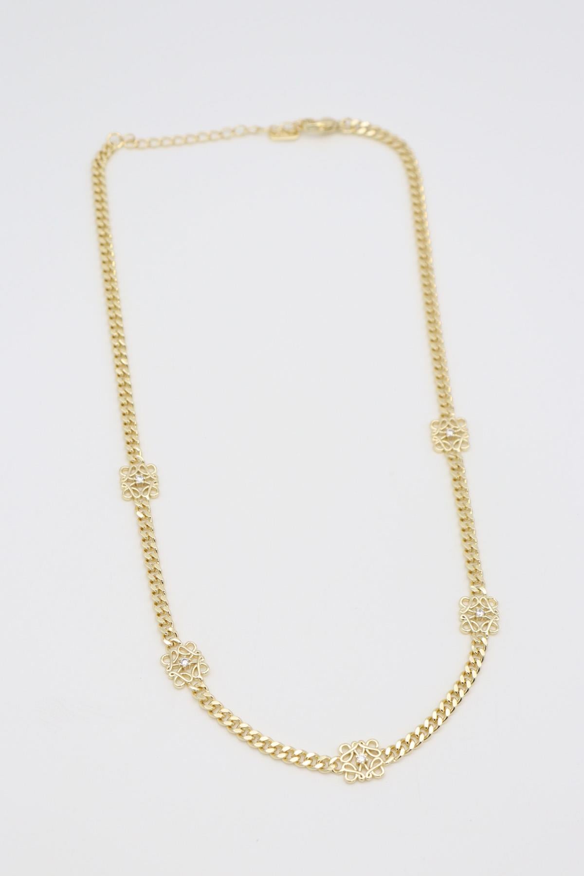 Vıp Kolye 14 K-13497 (40+5cm)