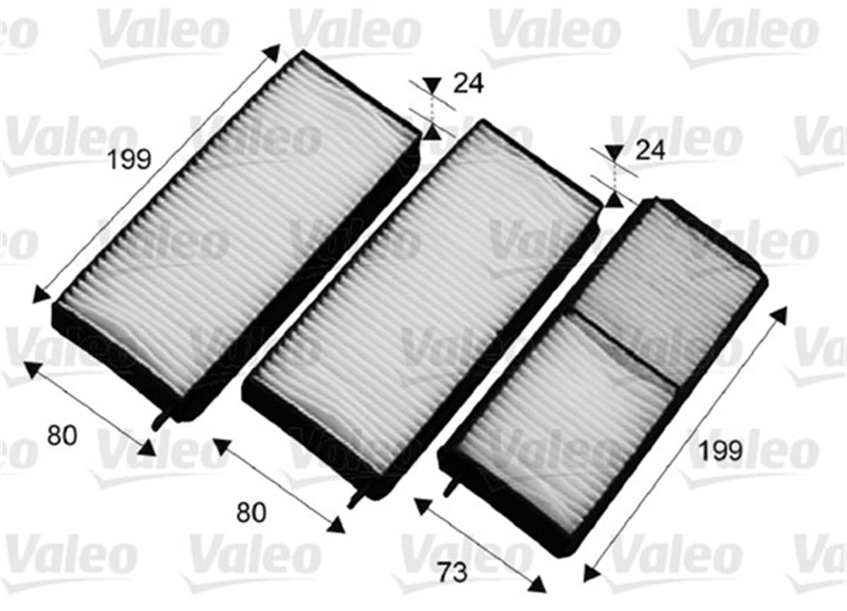 323POLEN FİLTRESİ MAZDA 323 VALEO 715664VALEOVALEO 715664