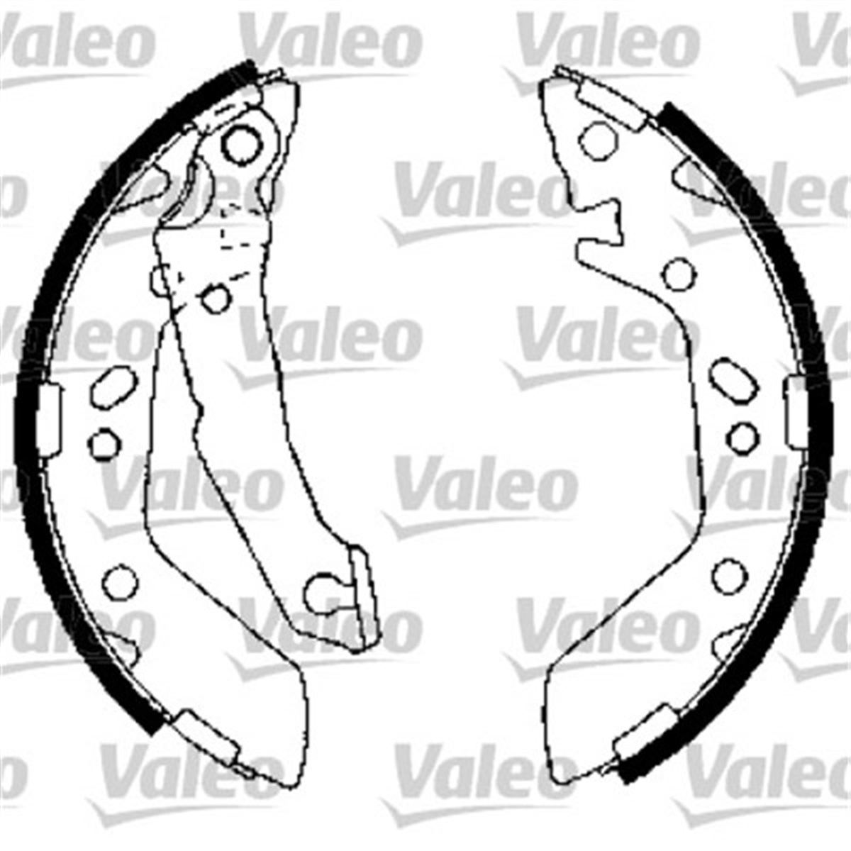 ACCENTARKA PABUÇ BALATA ACCENT 1.3-1.5 00-05 1.5CRDI 02-05 180X36 VALEO 564033VALEOVALEO 564033