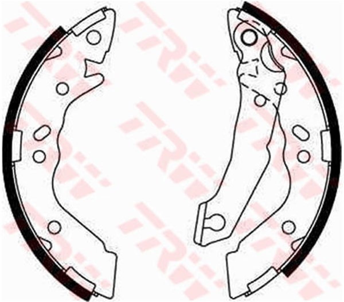 ACCENTARKA PABUÇ BALATA HYUNDAI ACCENT 1.3 1.5I 94-00 180X32 TRW GS8658TRWTRW GS8658