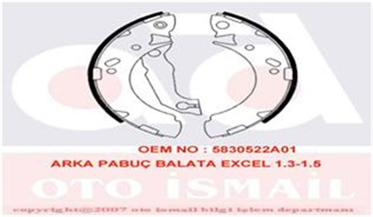 ACCENTARKA PABUÇ BALATA HYUNDAI ACCENT 1.3 1.5I 94-00 180X32 VALEO 562776VALEOVALEO 562776