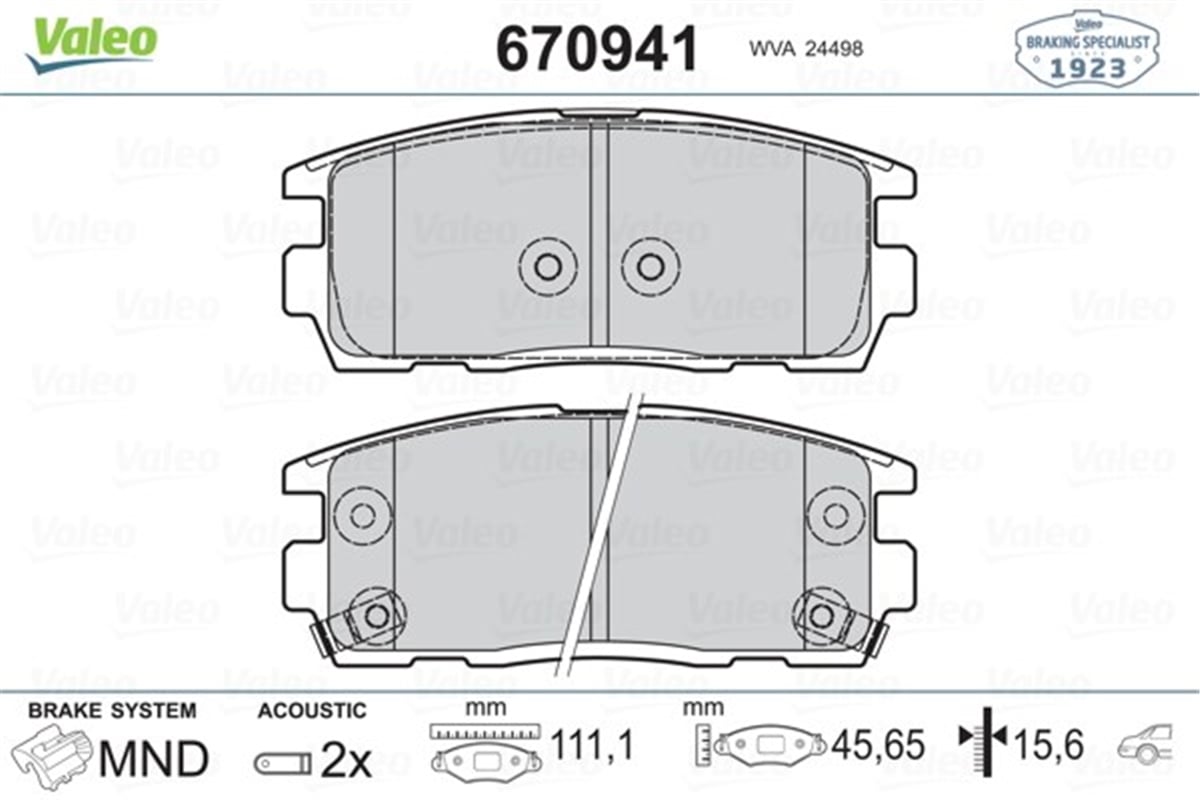 ANTARAARKA BALATA ANTARA 2.4-3.2 V6-2.0 CDTI 5.06 10 CAPTİVA 2.0D 2.2D 2.4 3.0 3.2 06.06 11 VALEO 670941VALEOVALEO 670941