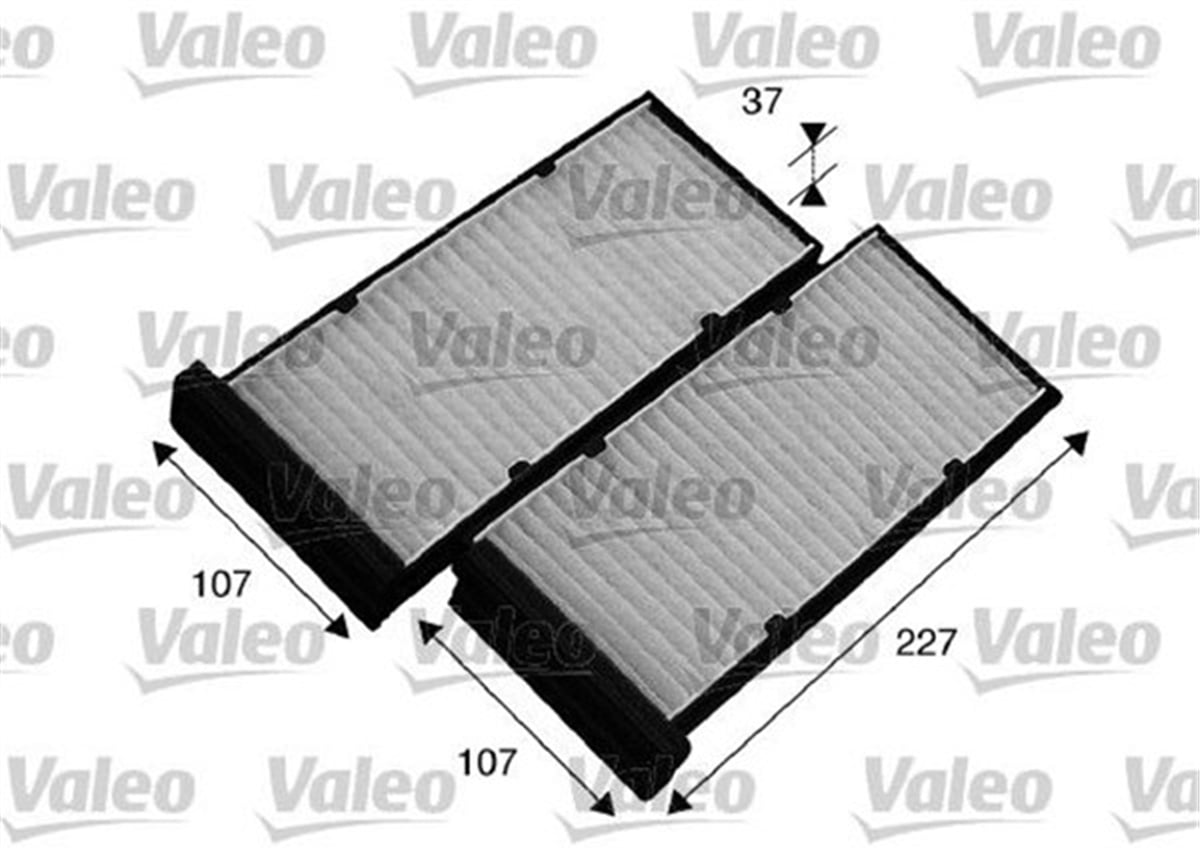 CARISMAPOLEN FİLTRESİ 2 Lİ TK MITSUBISHI CARISMA PA VALEO 715548VALEOVALEO 715548