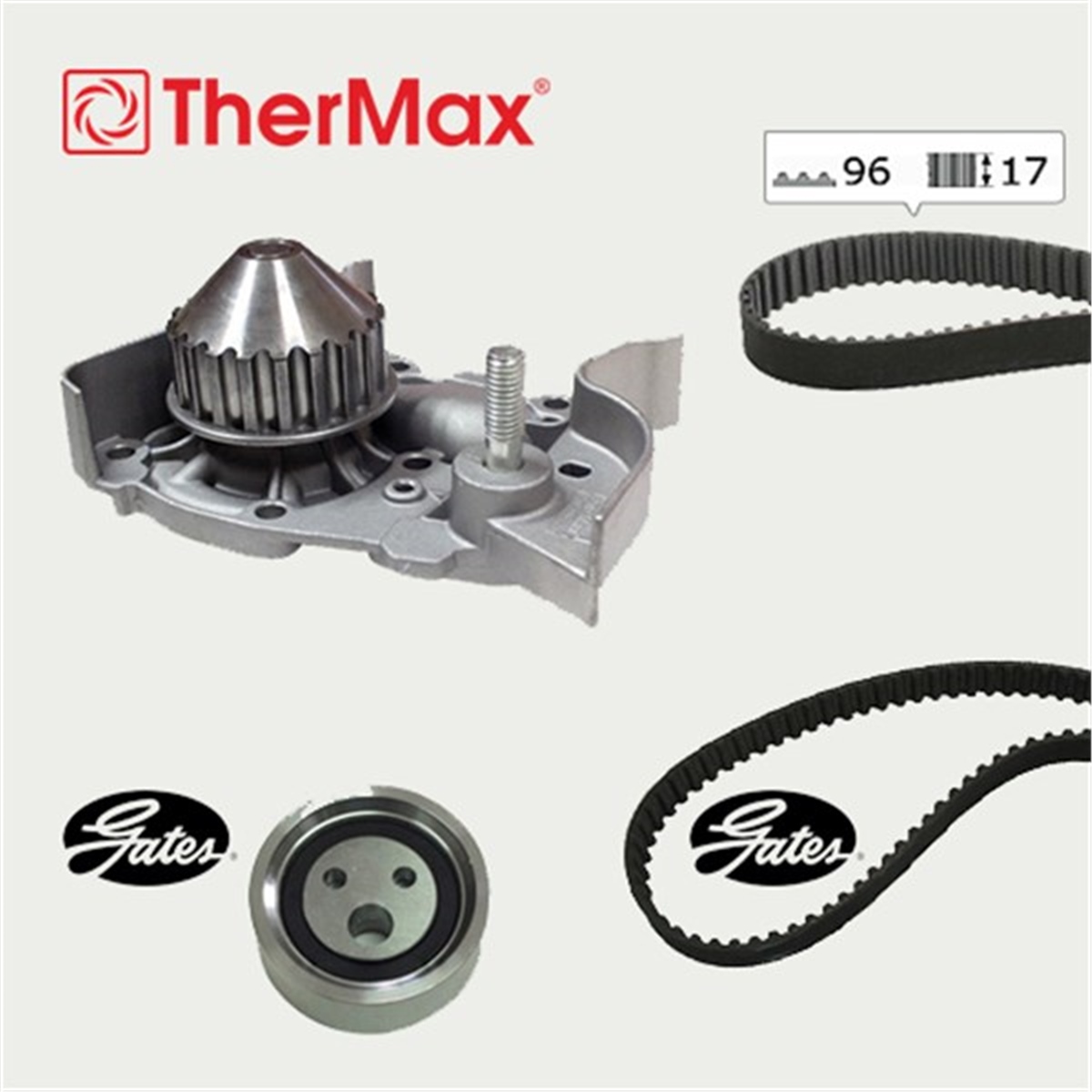 CLIODEVİRDAİMLİ EKSANTRİK GERGİ KİTİ KANGOO 97 CLIO II 98-05 MEGANE 96 E7J RN-RT-RXE 1.4 096X170 T T01.176 DEVİRDAİMLİ THERMAX T15.176THERMAXTHERMAX T15.176