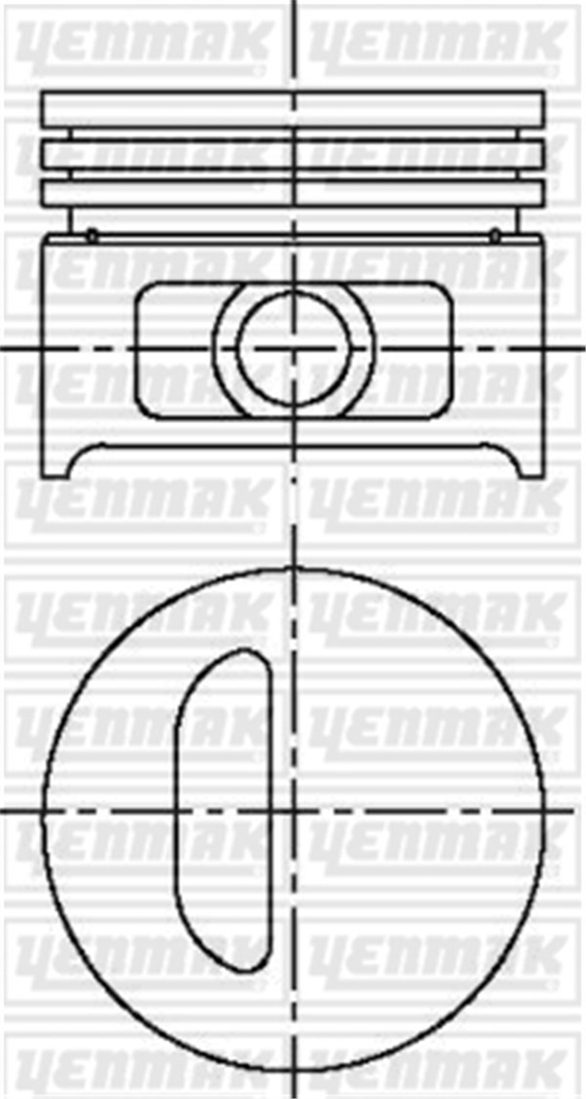 CLIOPISTON SEGMAN STD 75.80MM CLIO 1.2 RL-RN-RT 91-98 E5F A 710 - E7F 708 YENMAK 31-03914-000YENMAKYENMAK 31-03914-000