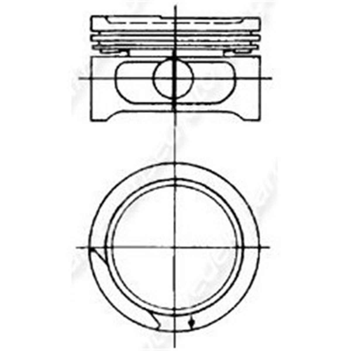 COMBOMOTOR PİSTON SEGMAN STD ASCONA-KADETT-COMBO 1.6D 81-88 1.6 DA 80.0 YENMAK 31-03800-000YENMAKYENMAK 31-03800-000