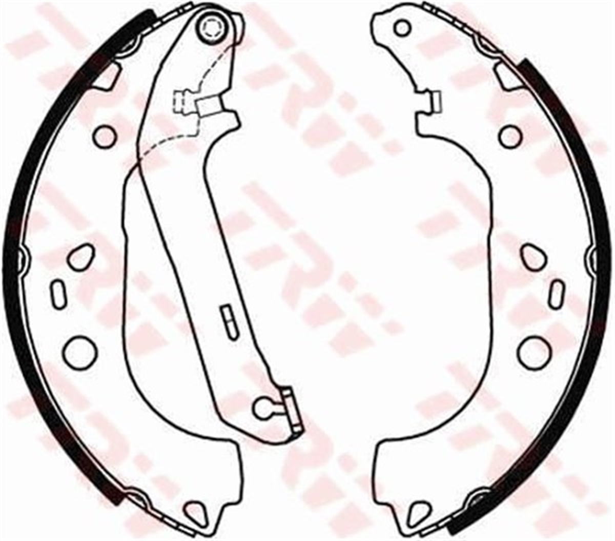CONNECTARKA PABUÇ BALATA TRANSİT TOURNEO CONNECT 1.8 1.8Dİ 1.8TDCİ 02-12.2013 228X57 TRW GS8471TRWTRW GS8471