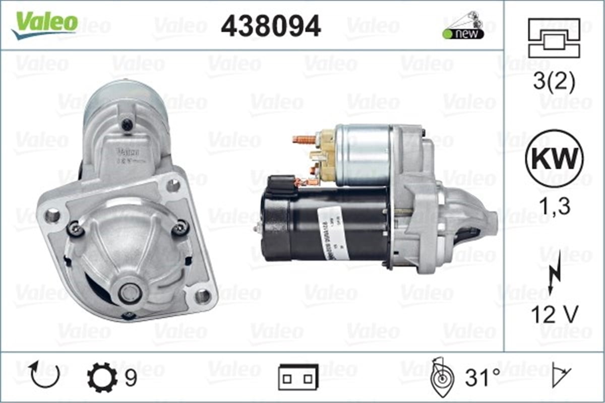 E46MARŞ MOTORU BMW 3 E46 Z3Z4 E85 VALEO 438094VALEOVALEO 438094