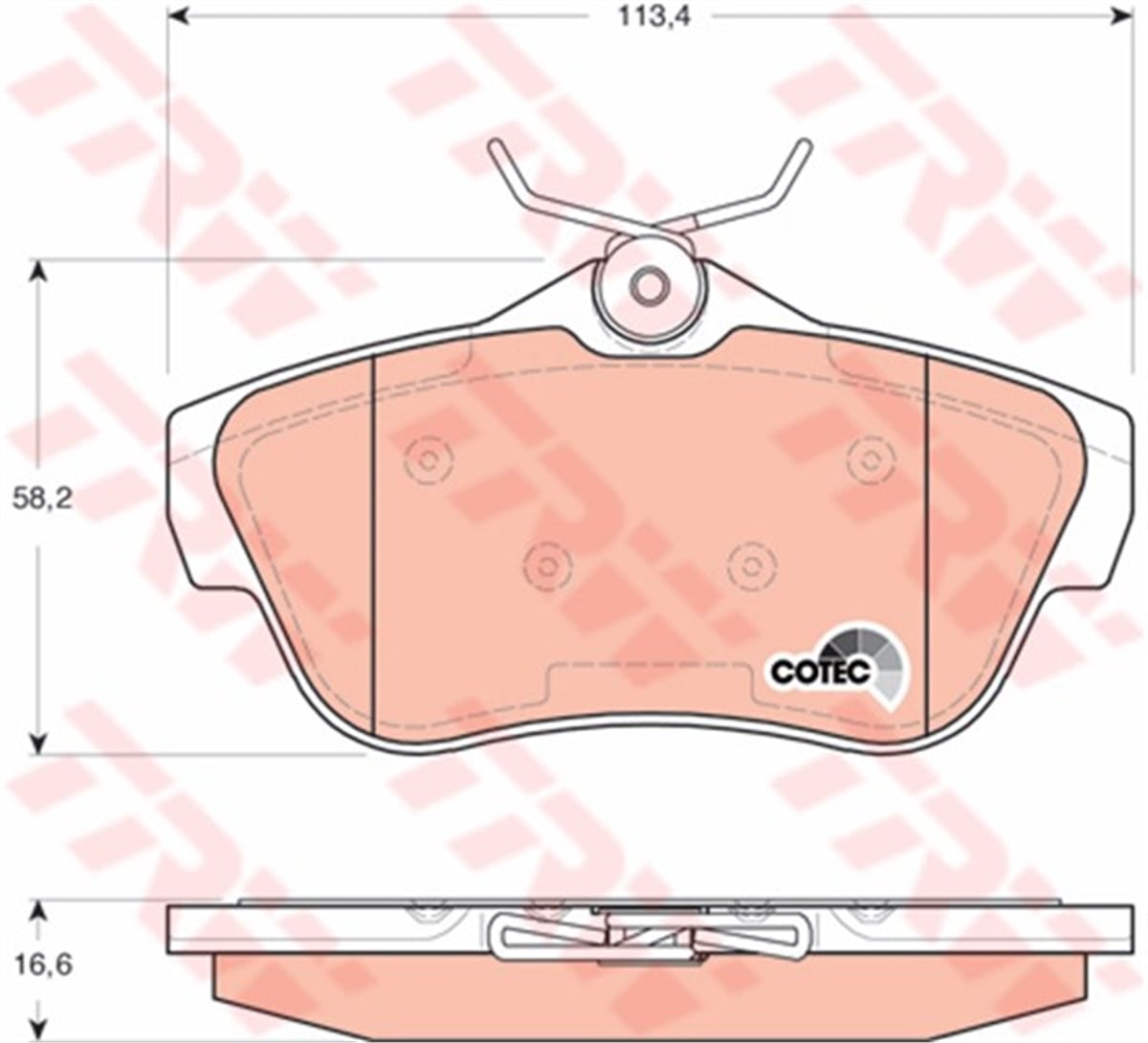 EXPERTARKA BALATA JUMPY 07 SUCUDO 07 EXPERT TEPEE 07 TRW GDB1740TRWTRW GDB1740