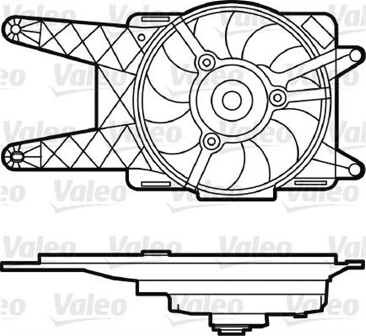 FIATFAN MOTORU FIAT SEICENTO VALEO 698562VALEOVALEO 698562
