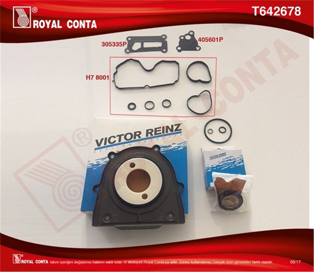 FOCUSALT TK. CONT FOCUS C-MAX 2010 MONDEO III-IV 2007-2015 1.8-2.0 FIESTA REİNZ KEÇELİ ROYAL T642678ROYALROYAL T642678