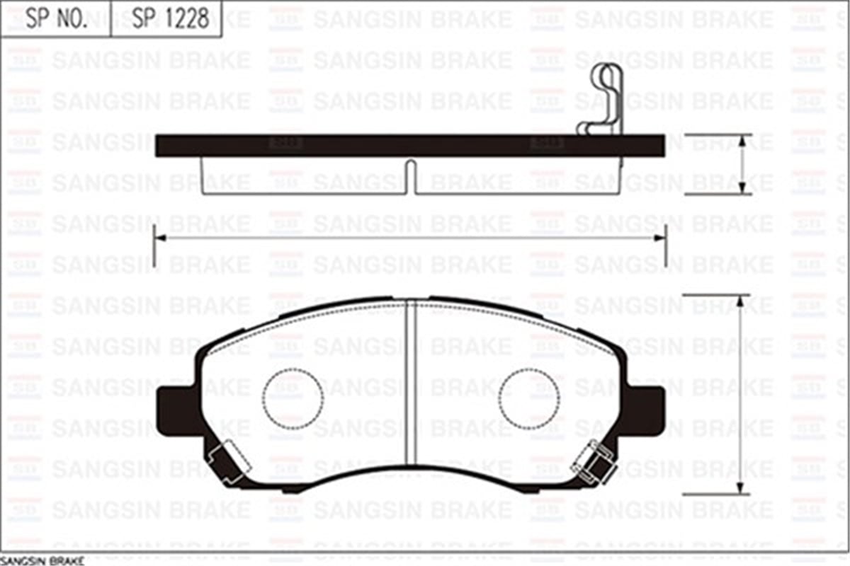 IMPREZAÖN BALATA SUBARU LEGACY 2.0 2.2 94-03 -IMPREZA 1.6İ-2.0İ-1.6 AWD 92-00 IMPREZA 1.6 AWD 01 GDB3 SANGSIN SP1228SANGSINSANGSIN SP1228