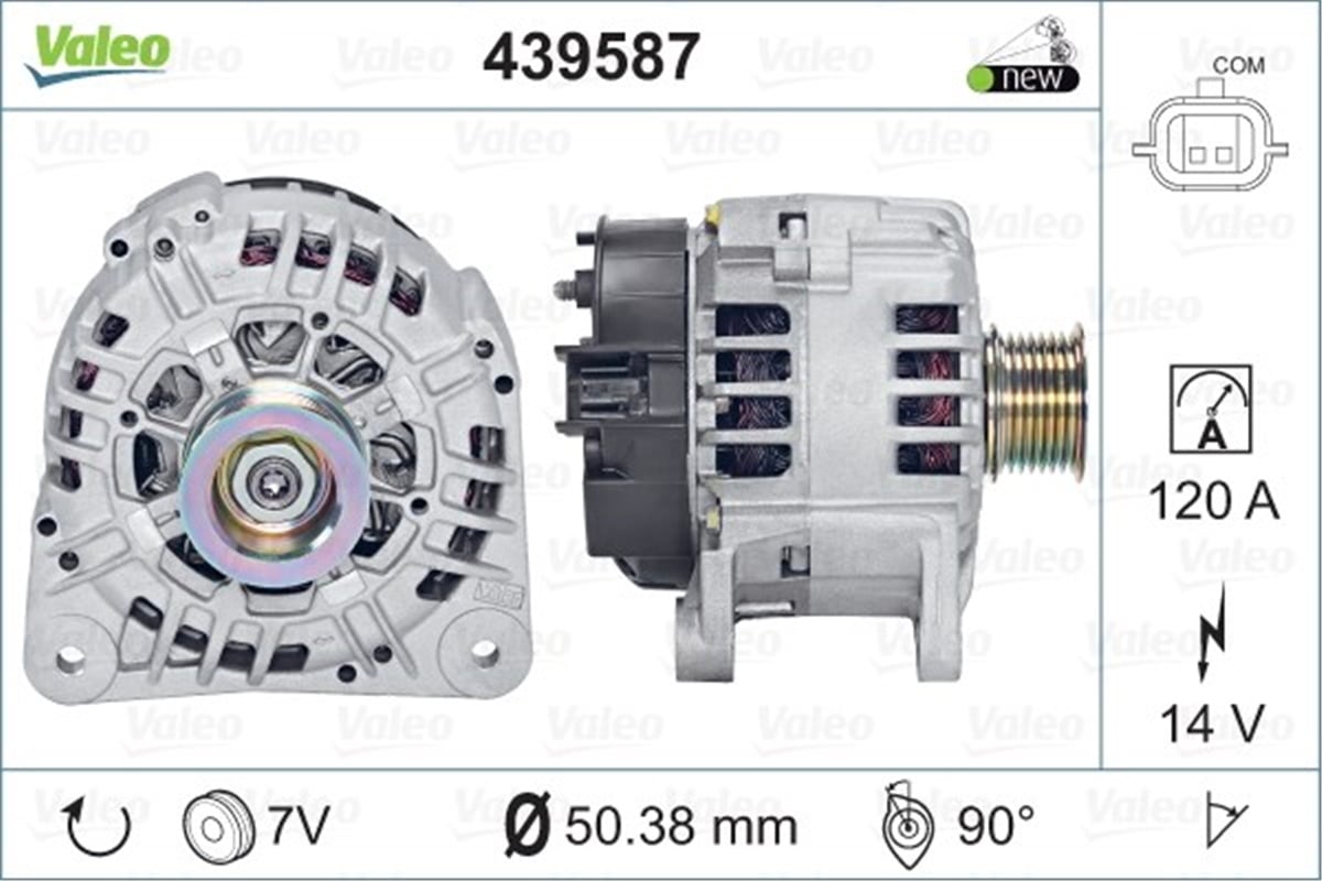 MEGANEALTERNATÖR RENAULT MEGANE II VALEO 439587VALEOVALEO 439587