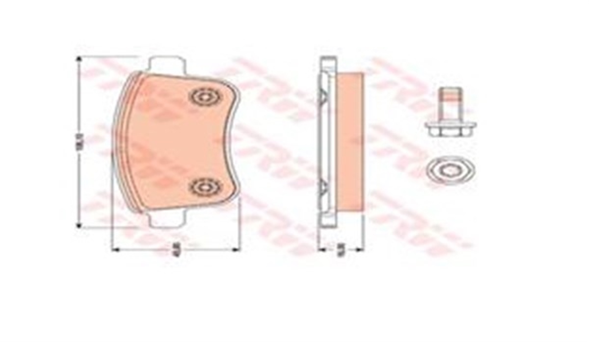 MEGANEFREN BALATASI ARKA DISK ELEKTRONIK PARK SISTEMLI ARAÇLAR 440604694R RENAULT MEGANE III/GRAND SCENIC III 08- BM TRW TRW GDB1791TRWTRW GDB1791