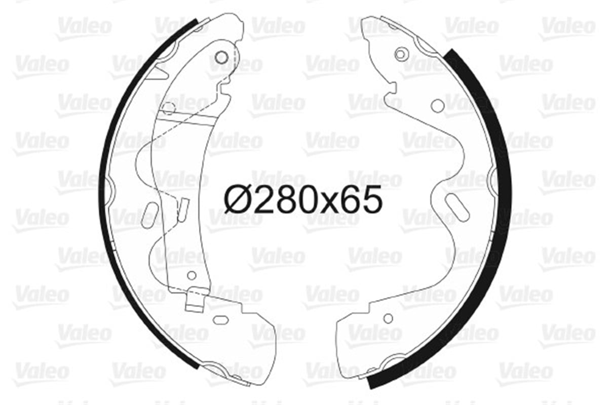 NISSANPABUÇLU FREN BALATASI NISSAN TERRANO II R20 3-1993 2-2004 - NISSAN TERRANO II FL R20 2-2004 1 VALEO 564100VALEOVALEO 564100