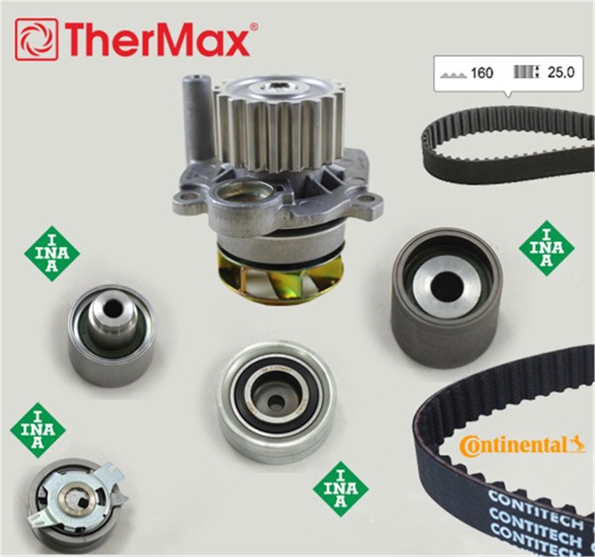PASSATDEVİRDAİMLİ EKSANTRİK GERGİ KİTİ CRAFTER-T6-A3-JETTA-CADDY-POLO-PASSAT 1.2-1.6-2.0 TDI CAYB-C-D-CAAB THERMAX T15.173THERMAXTHERMAX T15.173